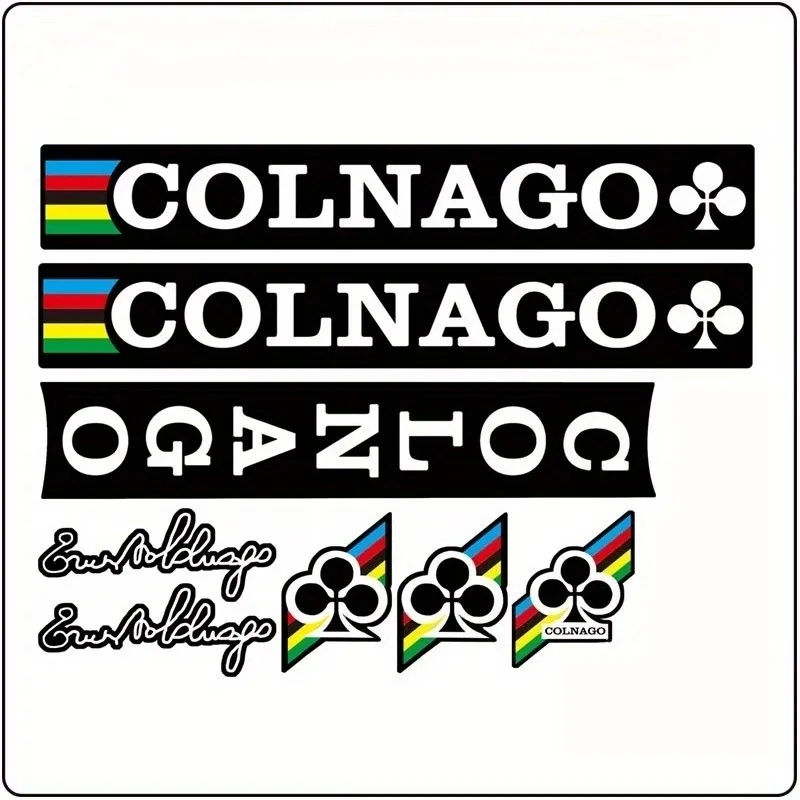 شارات COLNAGO Diamond المضادة للتآكل - بدون غطاء شعار أصلي، مقاومة للماء لدراجة الطريق، ملصقات رياضية