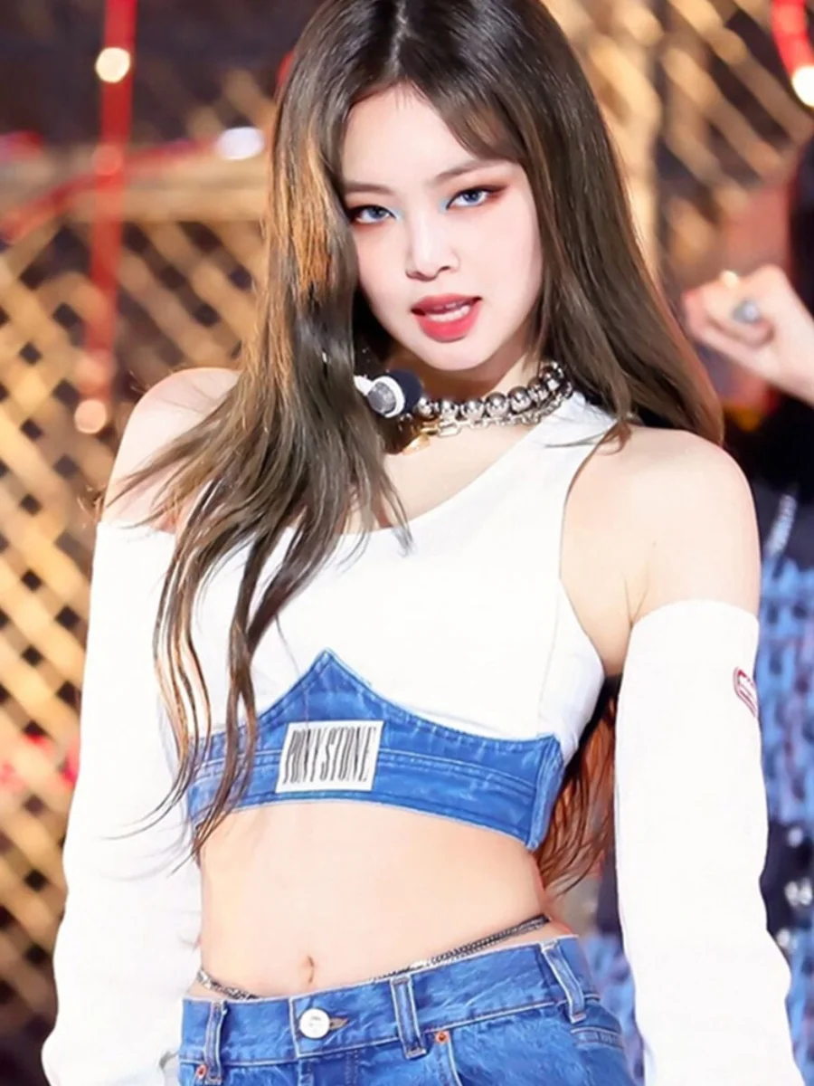  Stage Performance Outfit Cool Jazz Dance Streetwear Female Group Costume Trendy Student Uniform Summer Collection
