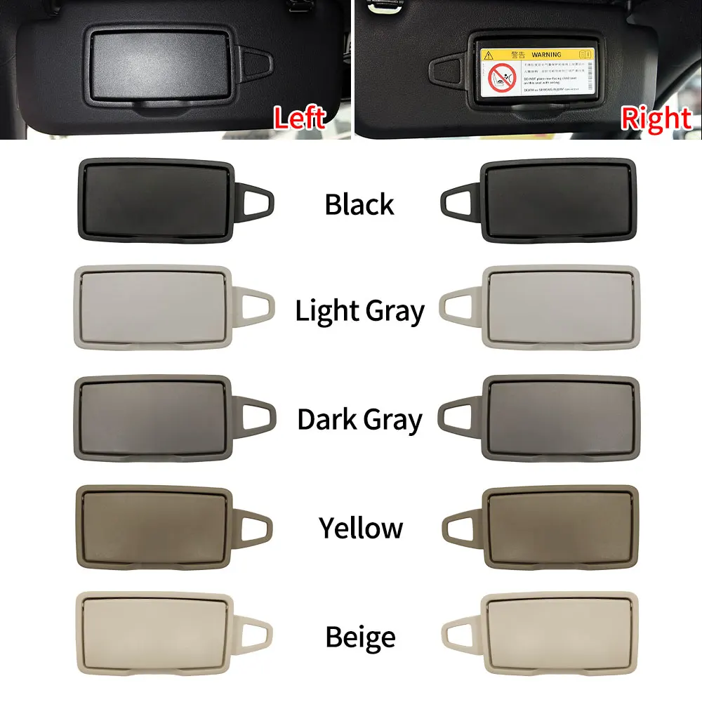 Car Interior Front Sun Shade Visor Makeup Cosmetic Mirror Cover For Mercedes Benz C GLC Class W205  W253 C180 C200 GLC260 GLC300