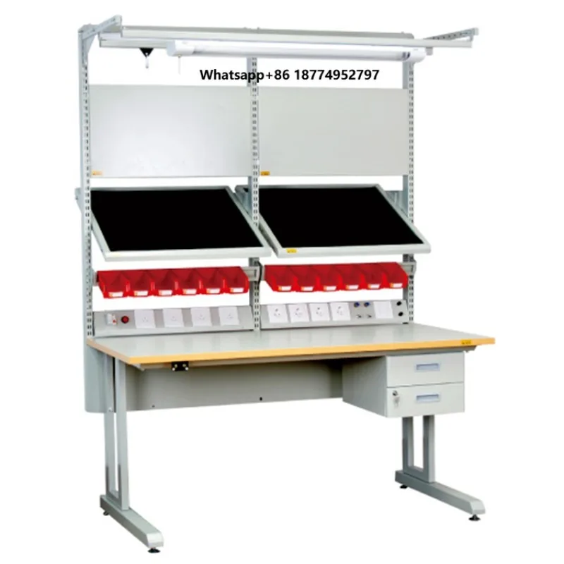 Mobile Storage Metal Workshop Professional Workbench of Height Adjustable