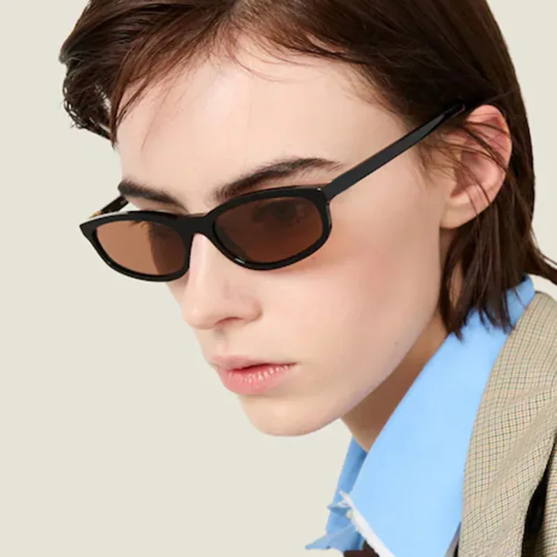 

New Fashion Rectangle Sunglasses Women Luxury Brand Vintage Small Frame Sun Glasses Ladies Classic Square Eyeglasses Oculos