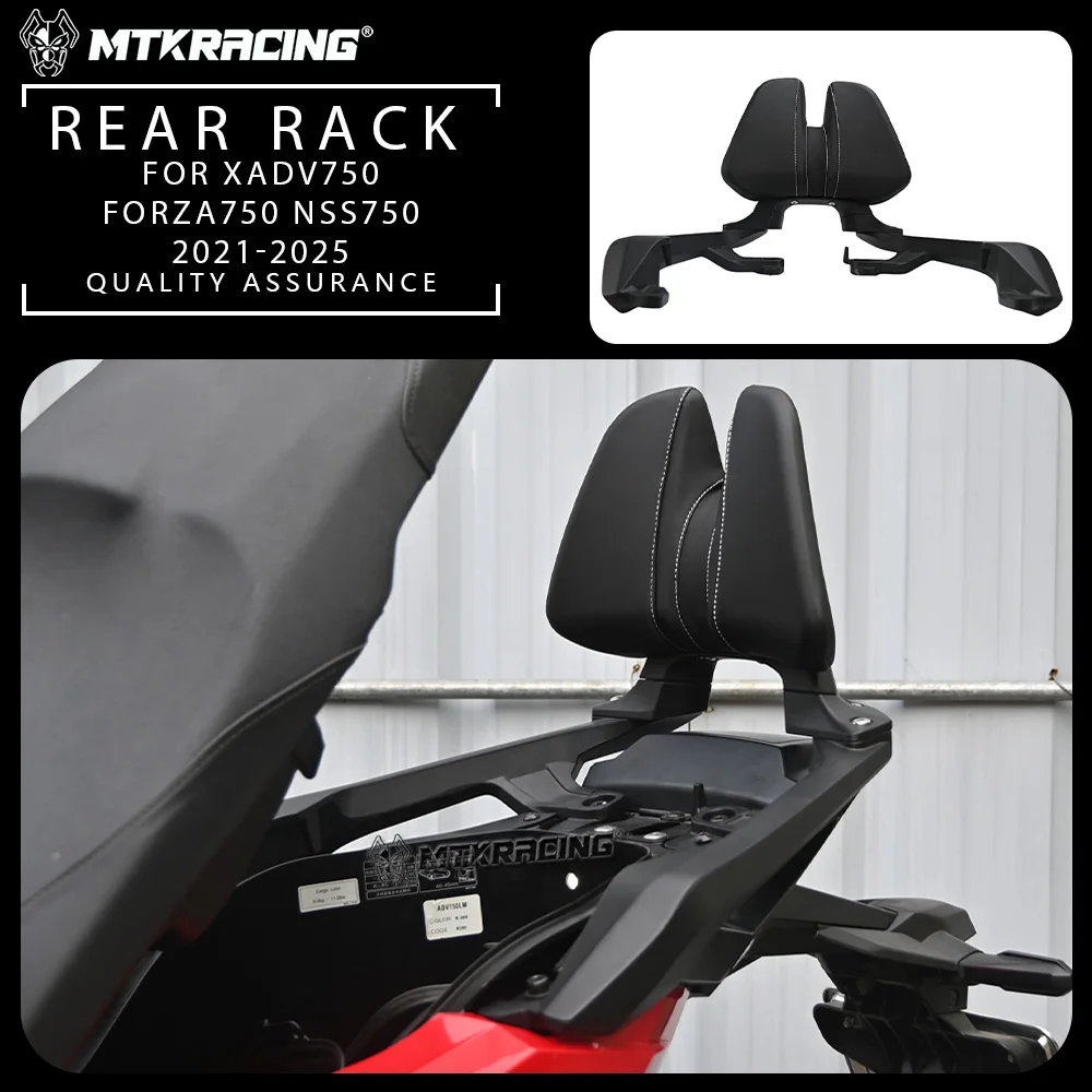 

FOR HONDA XADV 750 FORZA750 NSS750 2021-2025 Passenger Backrest Backseat Back Rest Motorcycle Accessories