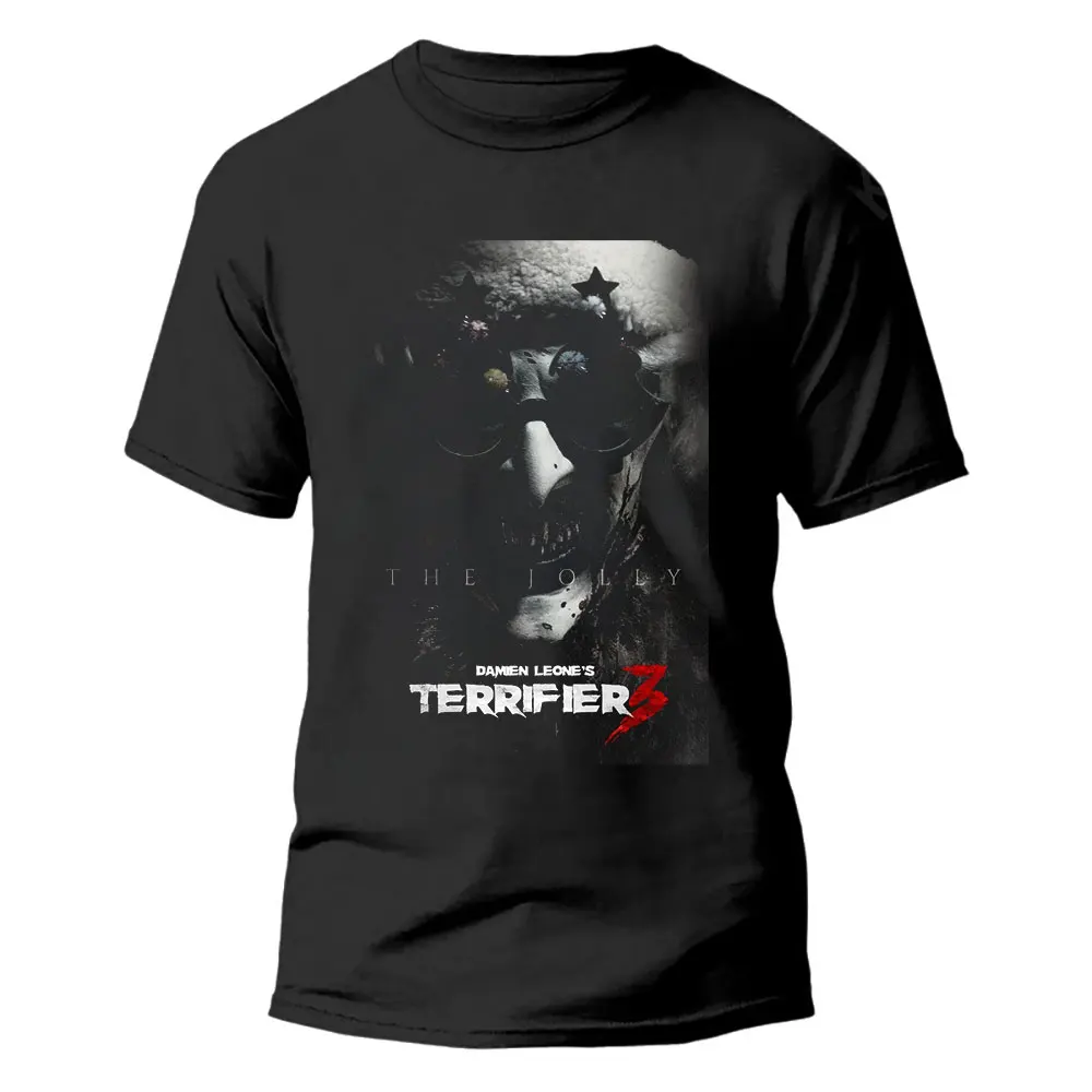 

1226 Vintage Horror Movie Terrifier 3 Sacry Halloween Gift t shirt Art the clown killer Graphic Clothes 100% cotton All size Top