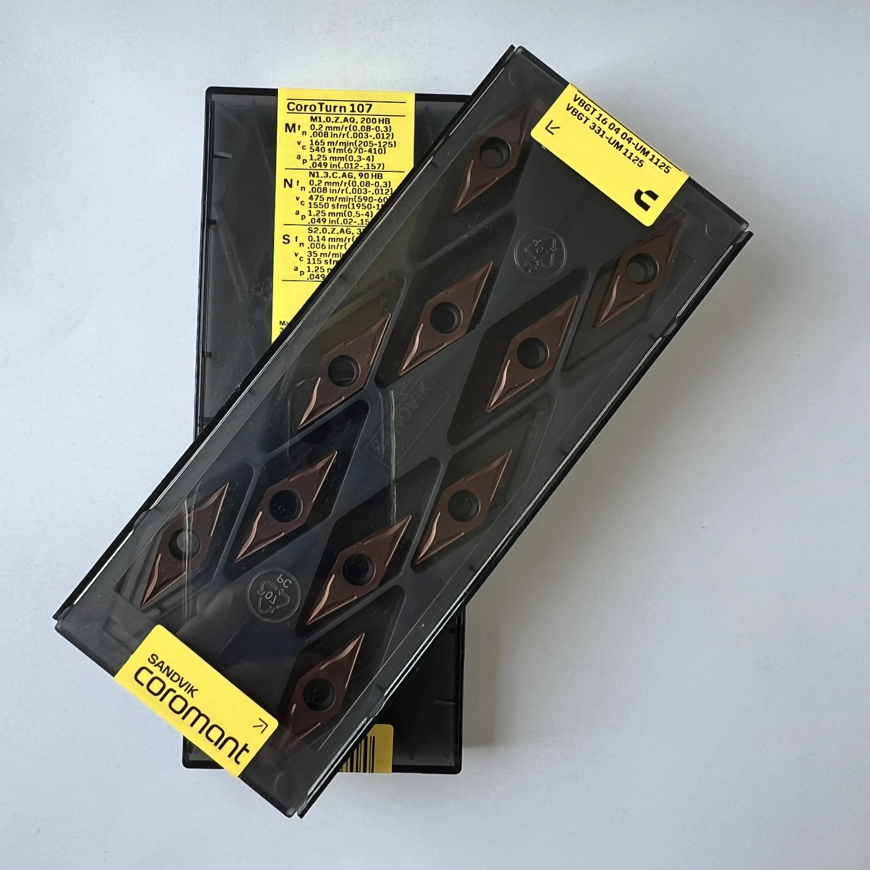 VBGT160404-UM 1125 / Original carbide blade 10 Pcs