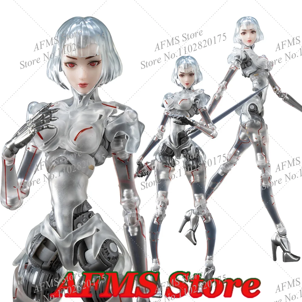 

GUKE C1 1/12 Scale Collectible Figure Cyberpunk AI Agent Intelligent Mechanical Girl 17cm Women Soldier Action Figure Model Toys