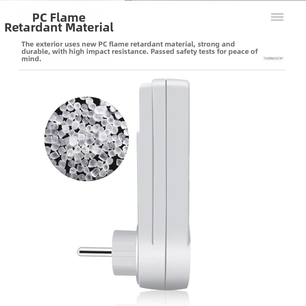 Display digital temporizador soquete sensor sonda design compacto termostato digital temporizador interruptor tomada controlador de temperatura