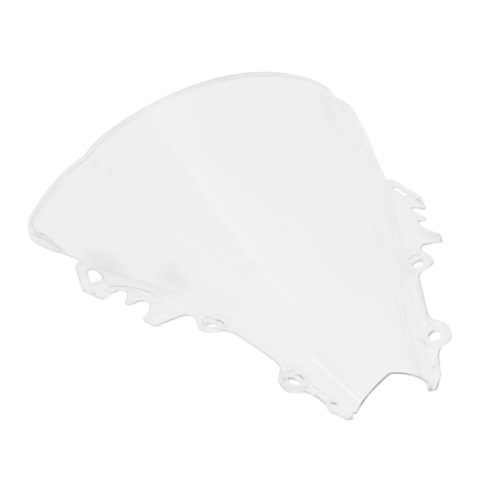 WAASE Motorcycle Double Bubble Windscreen Windshield Fly Shield Screen Wind Deflector For Yamaha YZF R6 YZF-R6 RJ11 2006 2007