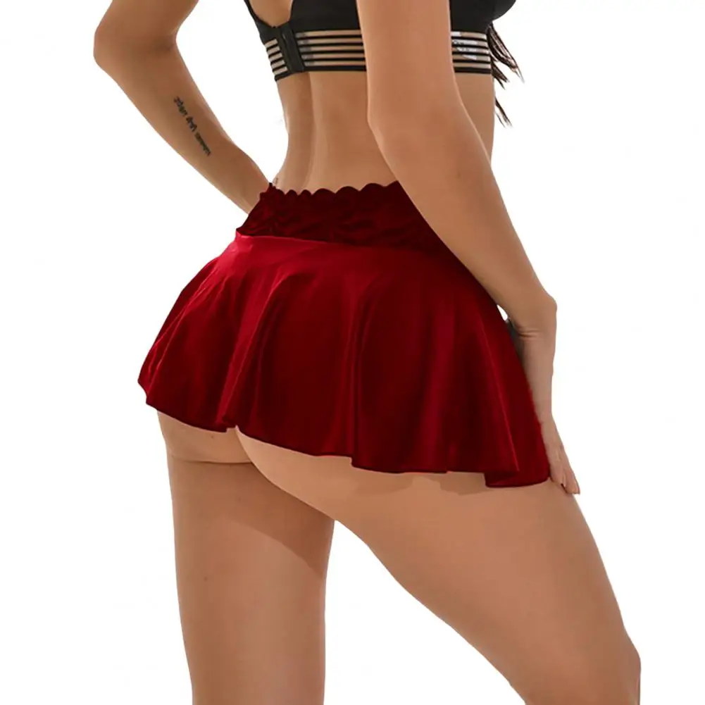 Party Mini Skirt Sexy Club Wear Dance Sheath Skirt Lace Lady Mini Skirt Elastic Waist Party Mini Skirt Female Clothes