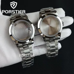 Hoge Kwaliteit 36Mm/39Mm Horloge Case Saffier Crystal Water Resistanst Voor Nh35 Nh36 Automatische Beweging Wijzerplaat Oester Datejust Case