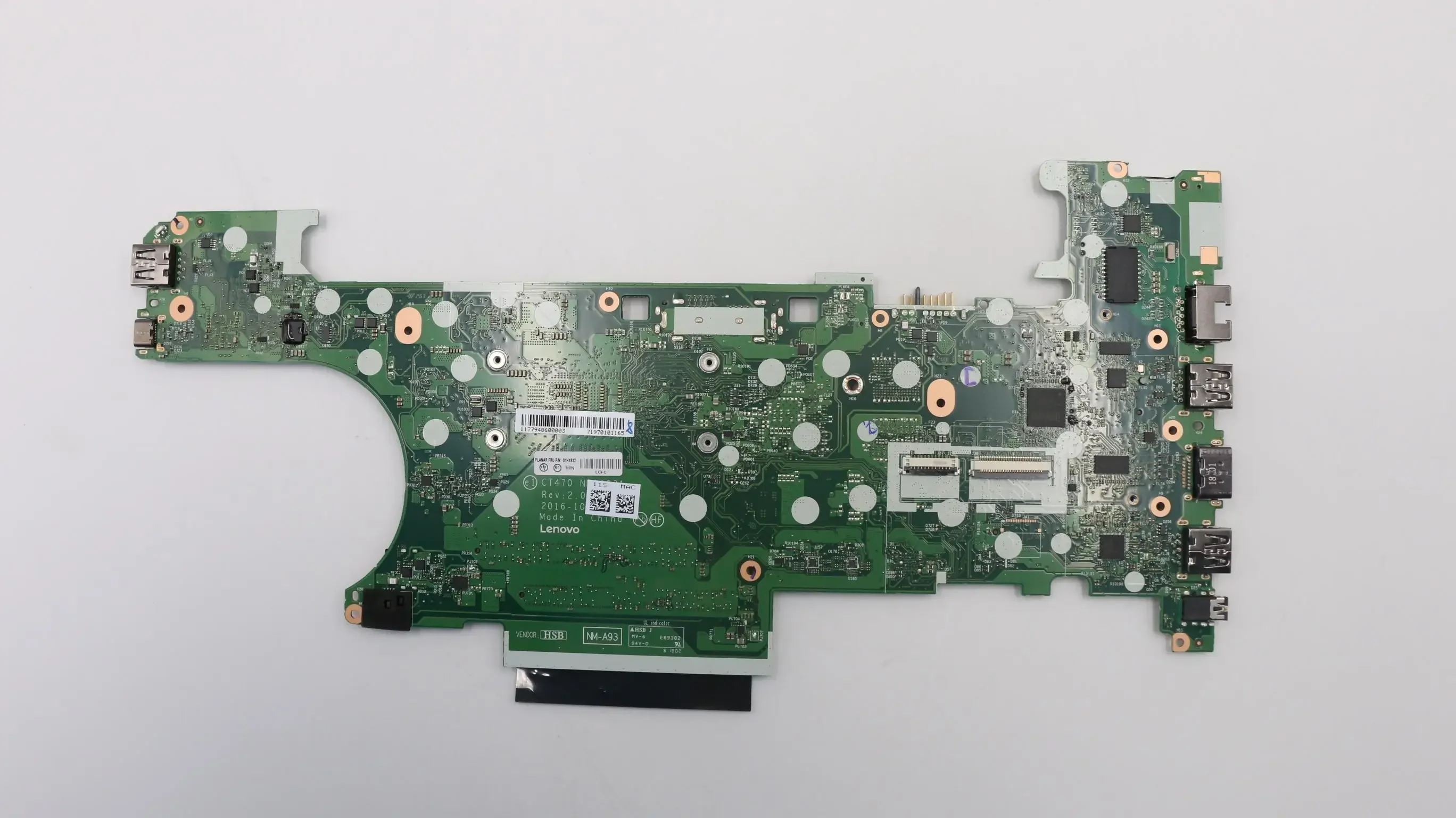 Motherboard For Lenovo ThinkPad T470 Laptop Mainboard I3-7100U UMA 01HX632 01AX961 01LV667