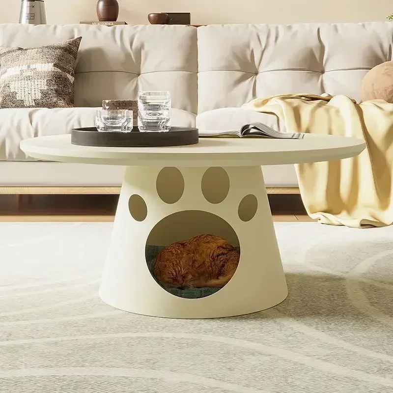 cat nest coffee table living room household small apartment pet shop round can be received Internet celebrities
