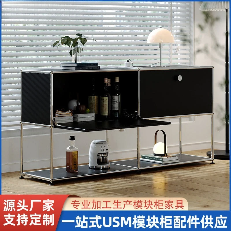 Modular combination, side cabinet, open storage, locker, medieval simplicity