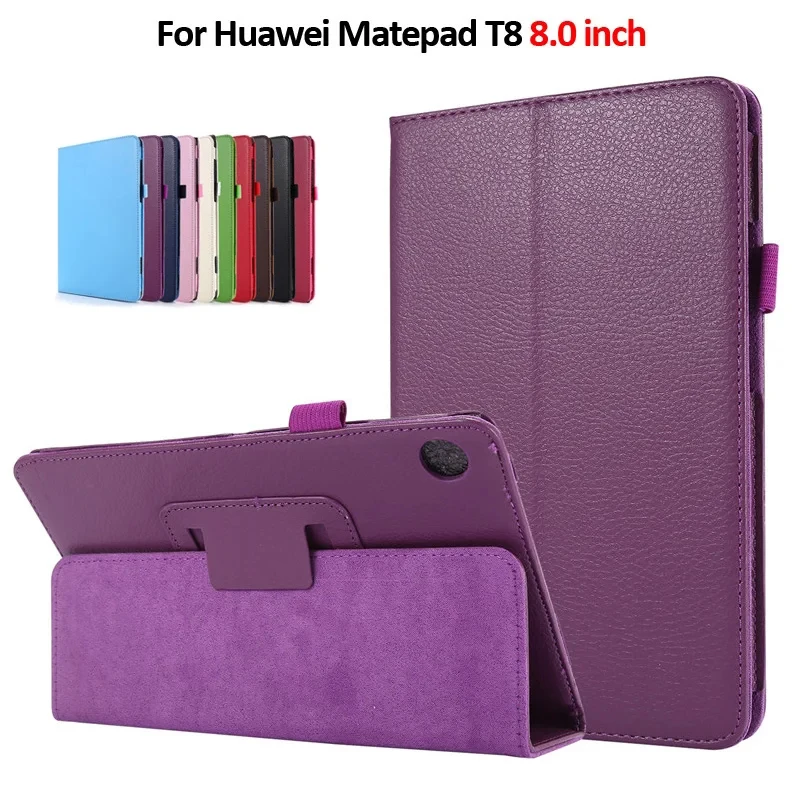 For Huawei Matepad T8 Case Kobe2-L03 Kob2-L09 Folding PU Leather Stand Flip Cover for Huawei Matepad T8 T 8 inch Tablet Case