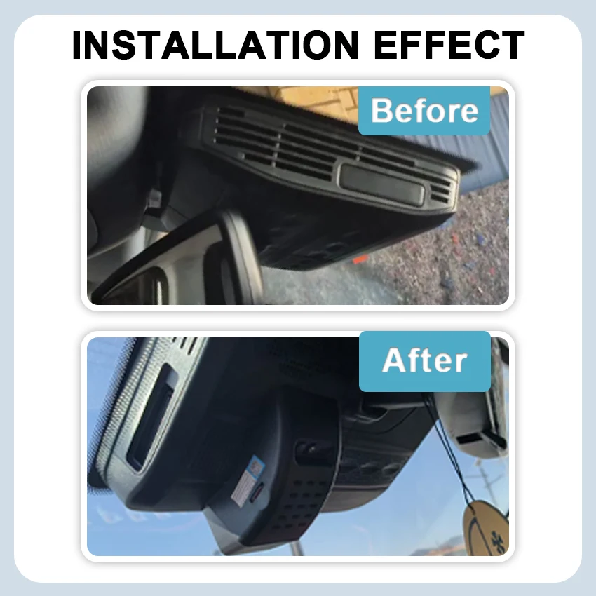 For Chery Tiggo 7 2024-2026 Tiggo 4 2025-2026 Plug and Play WIFi Car DVR Video Recorder 4K 2160P Night vision Dual Lens Dash Cam