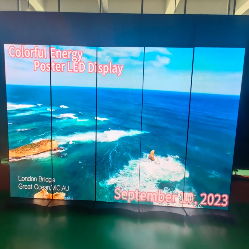 P1.25 Indoor Full Color LED Poster Screen 640*1920mm Floor Standing LED Display - view 5