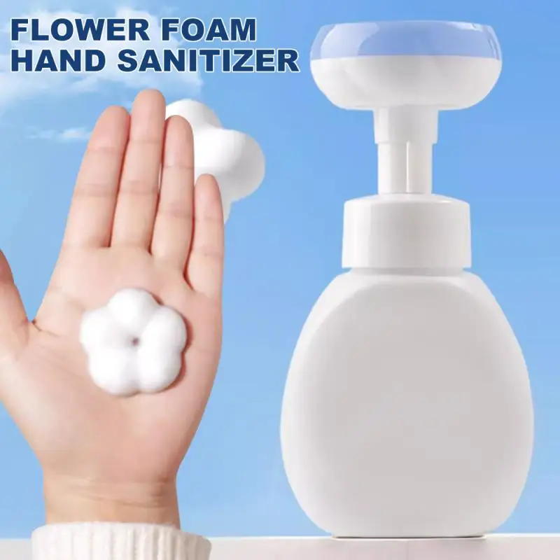 Flower Foam Soap Dispenser Foam Pump Bottle Refillable Containers For Cosmetic Facial Cleanser Shampoo Hand Sanitizer 300ML