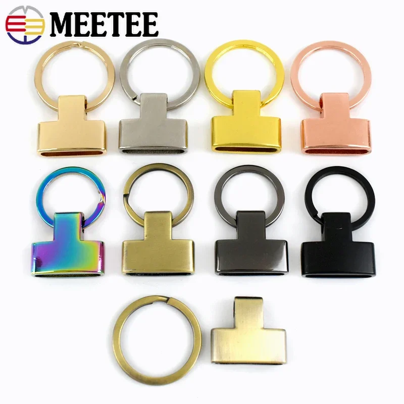 2/4Pcs 20/24mm Metal Buckles For Keychain Keyring Tassel Pendant Clip Clasp Leather Connector Ring Hook DIY Sewing Accessories