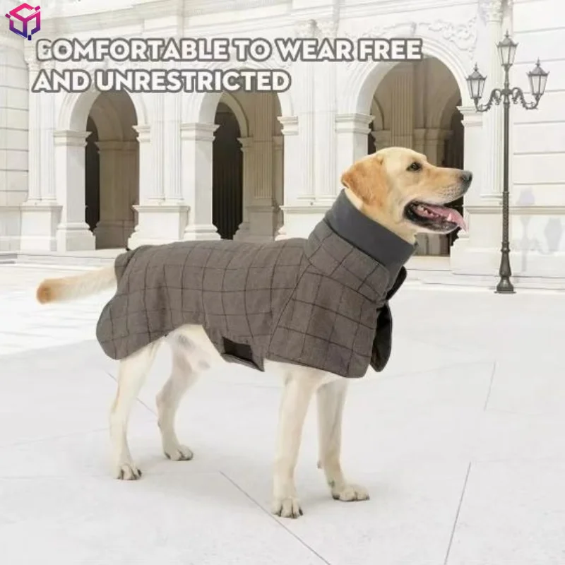 Warm Dog Coat English Plaid Do - Winter Clothing Types review and price