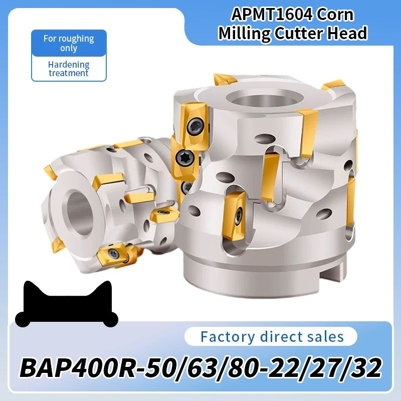

APMT1604 corn flour milling cutter disc BAP EAP400R spiral groove CNC tool