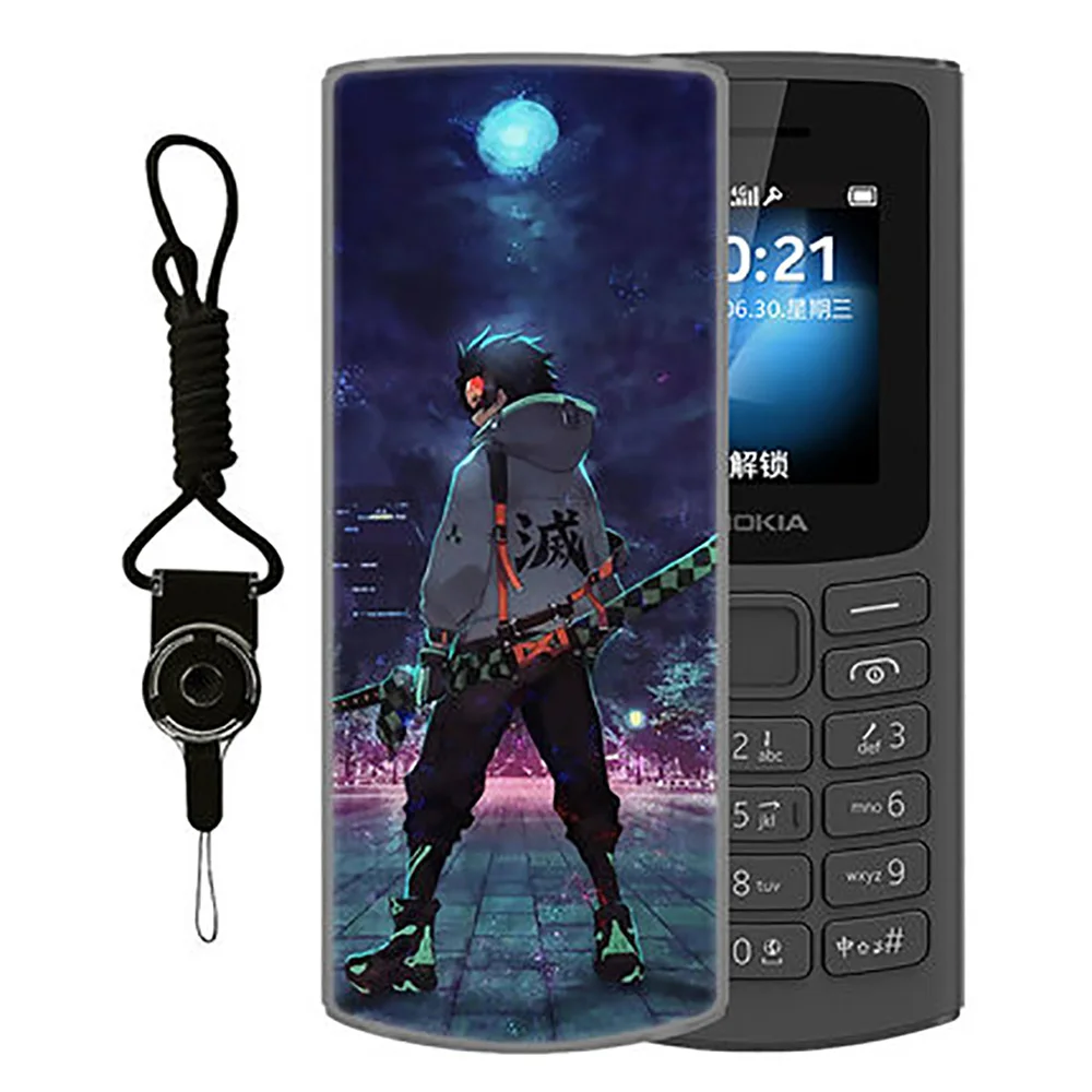 Funda para Nokia 105 2021 4G, carcasa de silicona con dibujos animados de Anime, 105 Capas, Nokia105