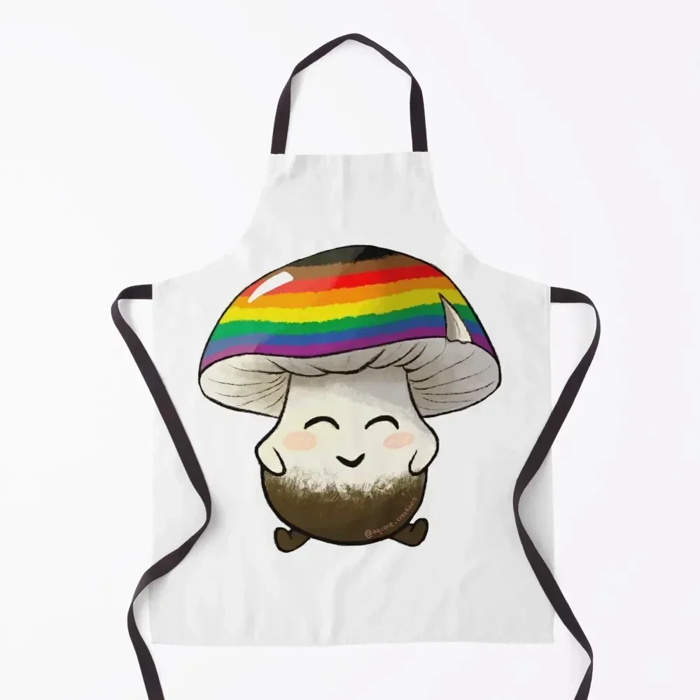 

Фартук с грибами Philly Pride, кухонный фартук для девочек, женские кухонные аксессуары, 2022, фартук для шеф-повара