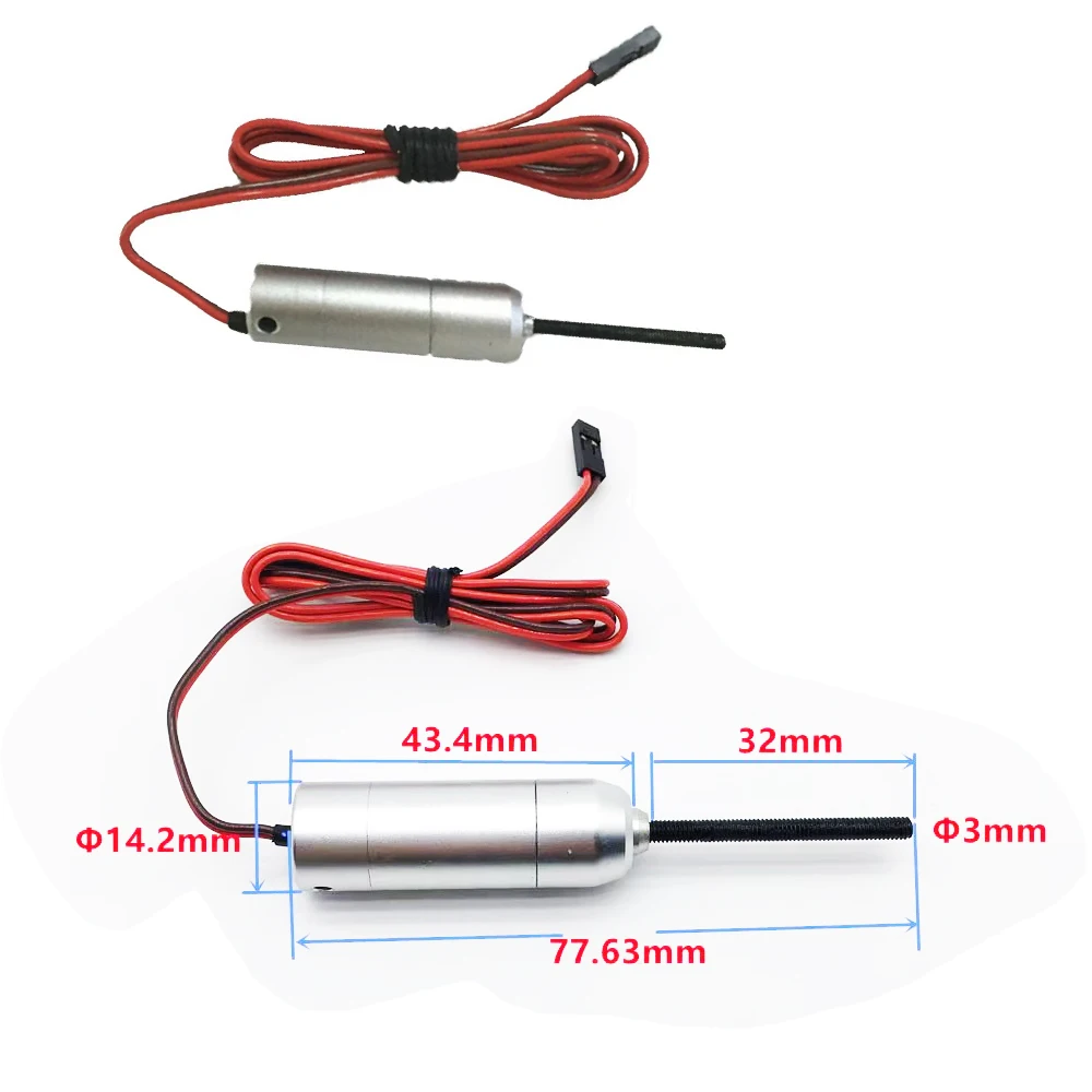 Motor retráctil ER150 M4 12-17 kgs/ER120 M3 4KG para avión de Hobby JP, retráctil eléctrico totalmente metálico para bricolaje