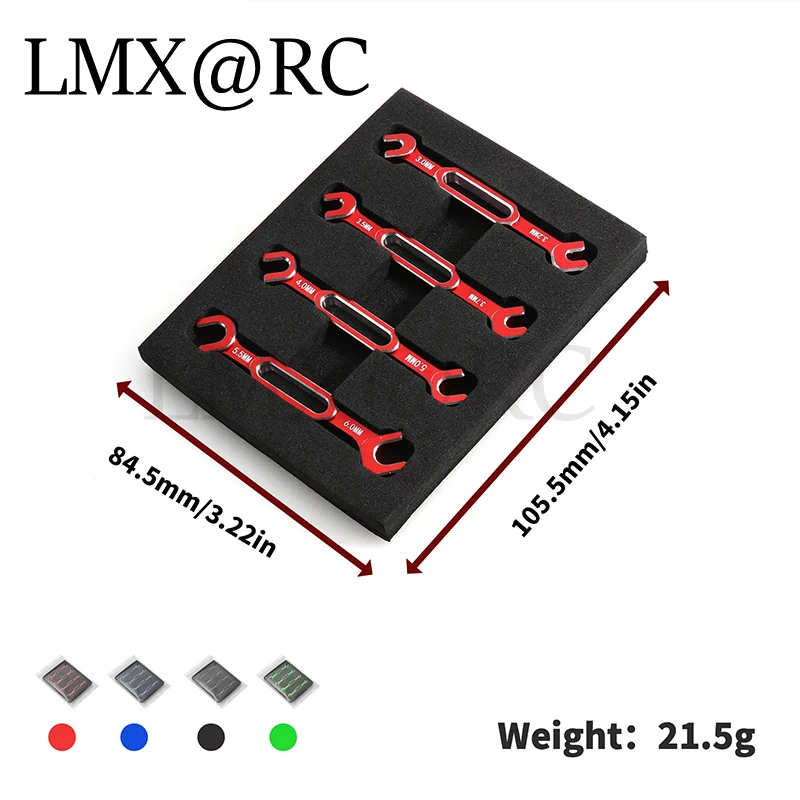 4 pçs chave 3/3.2/3.5/3.7/4/5/5.5/6mm tensor porca bola final conjunta removedor ferramenta universal para rc carro drone barco