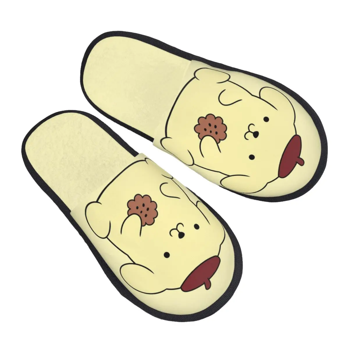 

Custom Pompompurin Cartoon Soft Memory Foam House Slippers Women Comfy Warm Anti-Skid Slipper