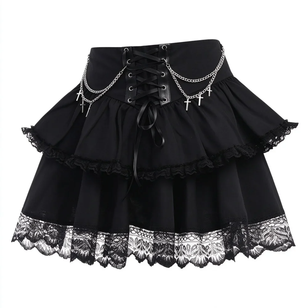 Short Skirt Casual Understated High Waist Zip Detail All Match Ladies Office Wear Petite Friendly Cut Easy Everyday Outfit