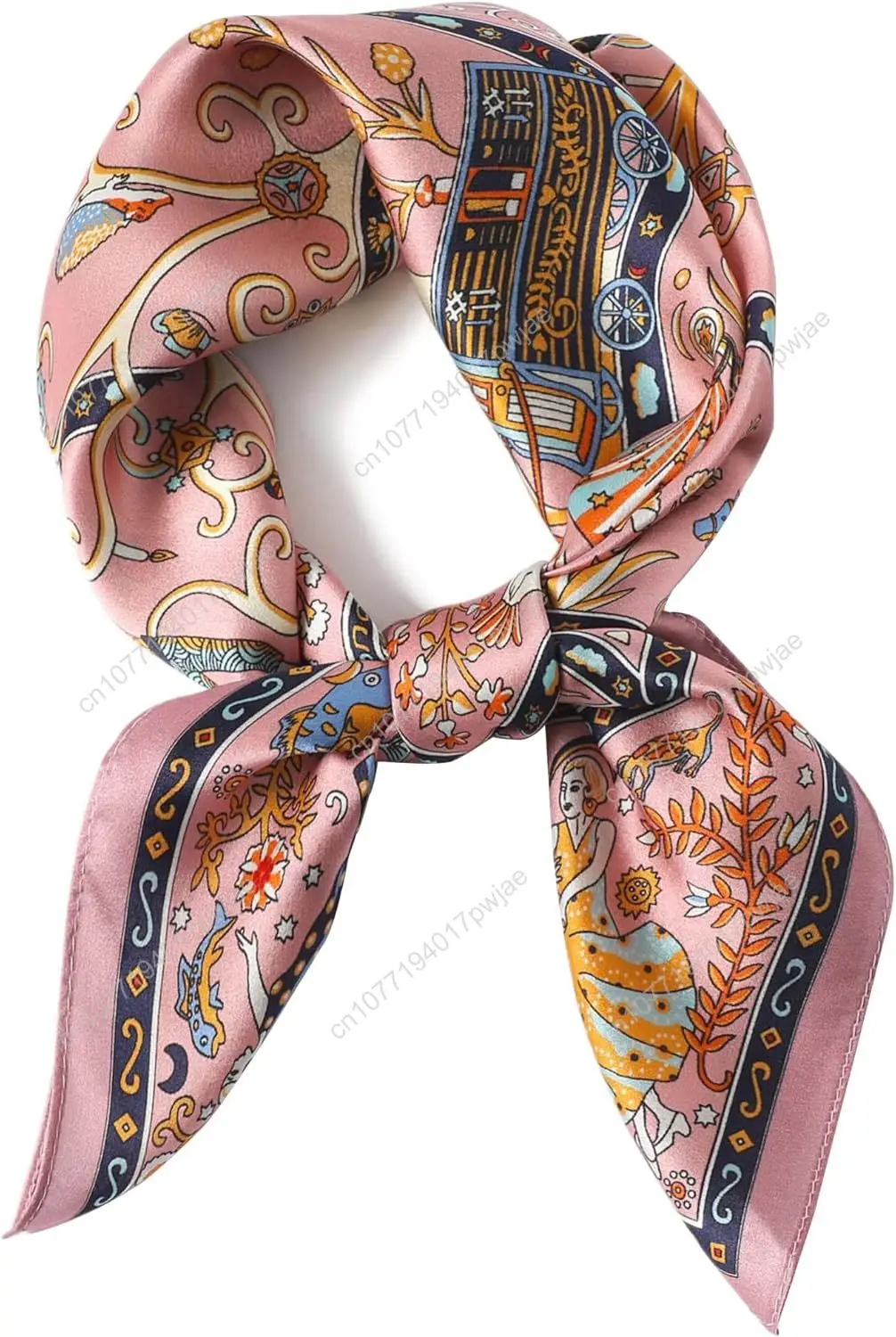 

Silky Scarf for Women Lightweight Satin Bandanas Neck Hair Wrap For Sleeping Head Scarves 27.5"