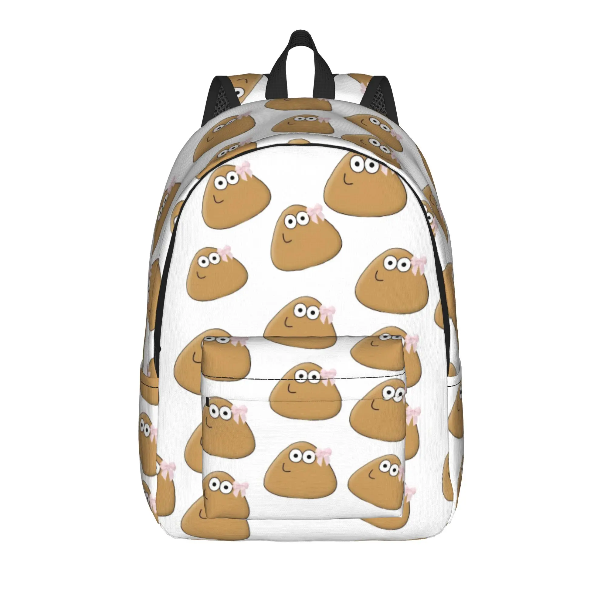 Virtual-Alien Pet P-Pou Backpack for Men Women Cool Student Business Daypack Cartoon Game College Shoulder Bag Outdoor