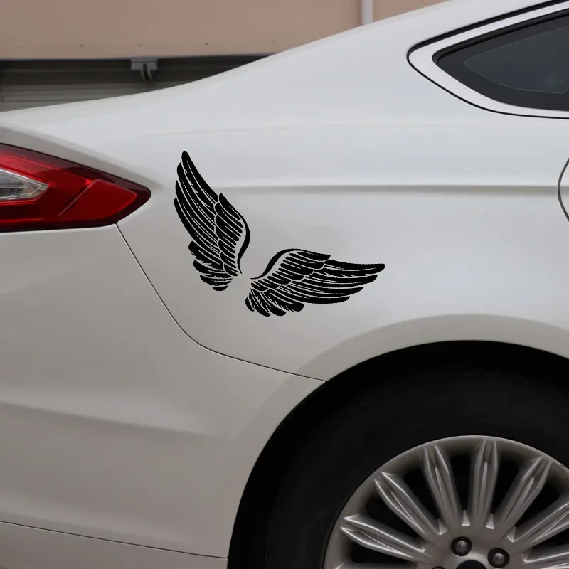 Car Sticker Waterproof and Sunscreenvinyl Creativity Angel Wings(Left & Right) Personality Whole Body Decoraiton