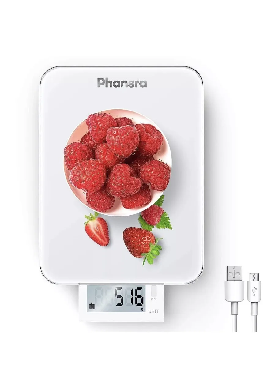 

Rechargeable digital kitchen scale