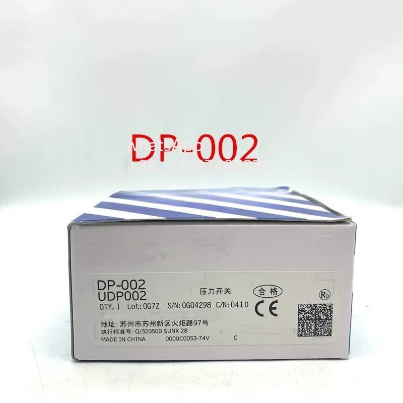 

DP-002 Новый оригинальный цифровой датчик вакуума высокого давления NPN для газа от 0 до 145 фунтов на квадратный дюйм (0,000 до +1,000 МПа)