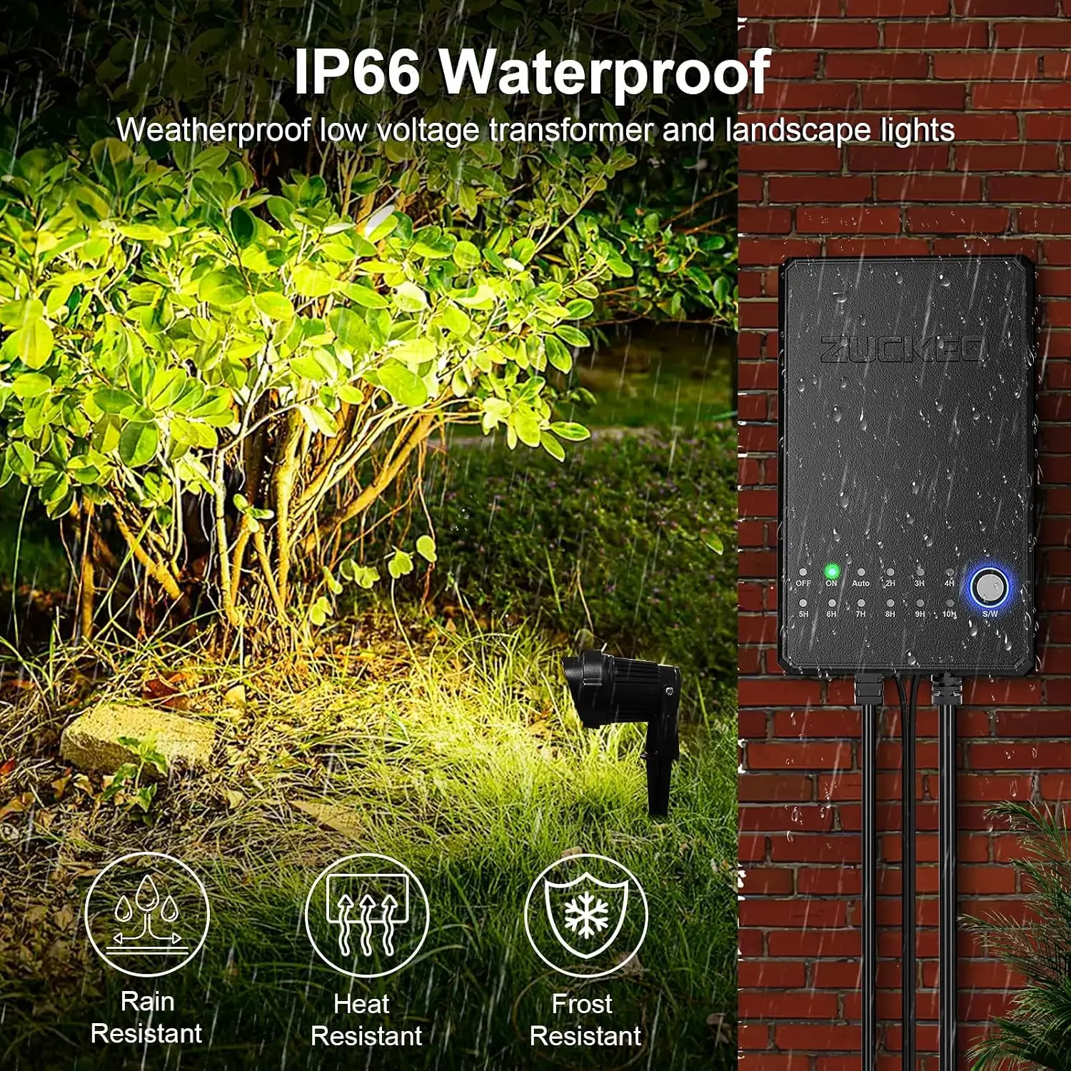 All In One Low Voltage Landsca - Outdoor Lighting Kit With Transformer 评论和价格