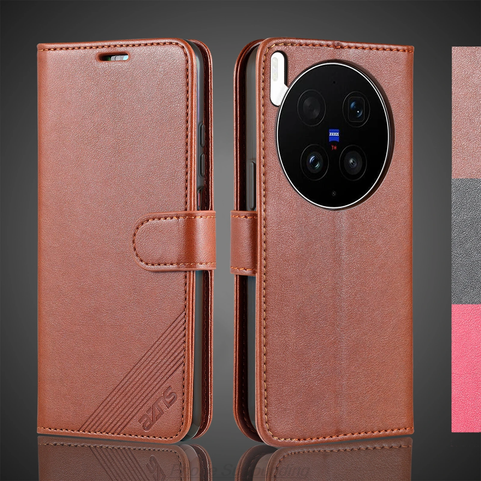 Funda Protectora de Cuero PU con Tapa para Vivo X300 X200 Pro Ultra X300s X200s, Funda Tipo Holster, Capa, Fundas, Coque