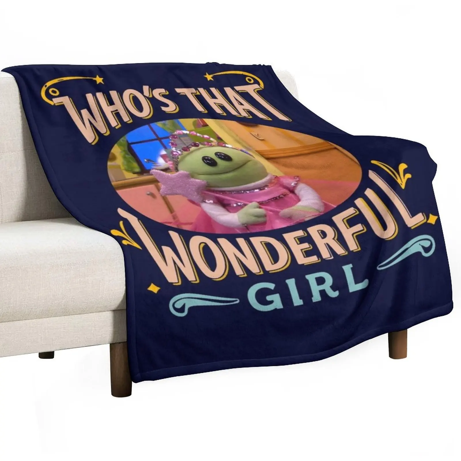 Discover Nanalan's Wonderful Girl: A Cute Monster Adventure for Kids! Throw Blanket wednesday Giant Sofa bed plaid Blankets