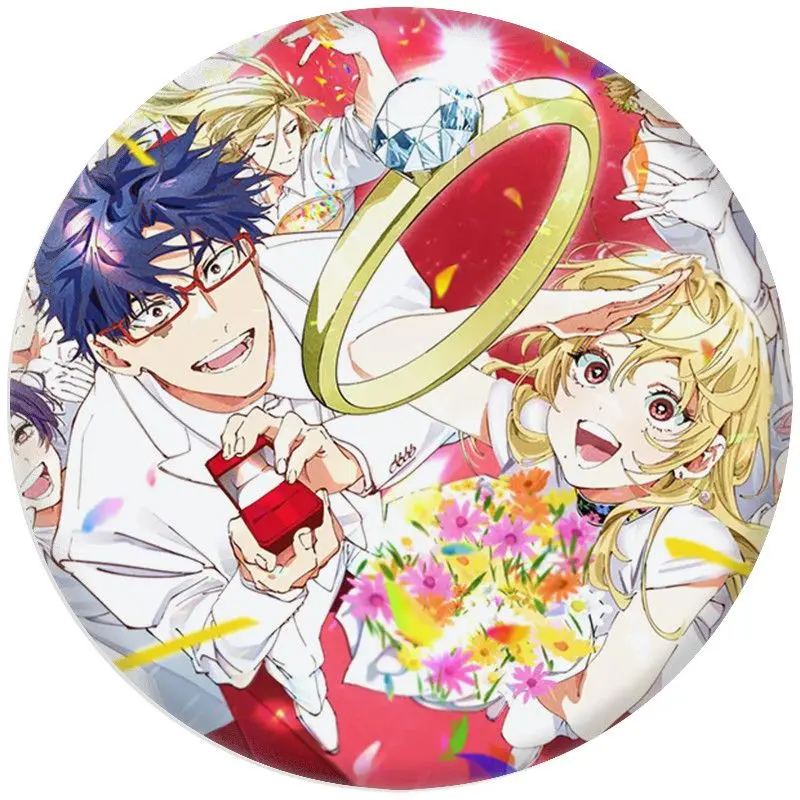 New Marriage Toxin Mei Kiyosaki Hikaru Gero Hochwertiges Abzeichen im niedlichen Anime-Stil mit Cartoon-Print, mädchenhafter Rucksack, Kleidungszubehör – Detail 10