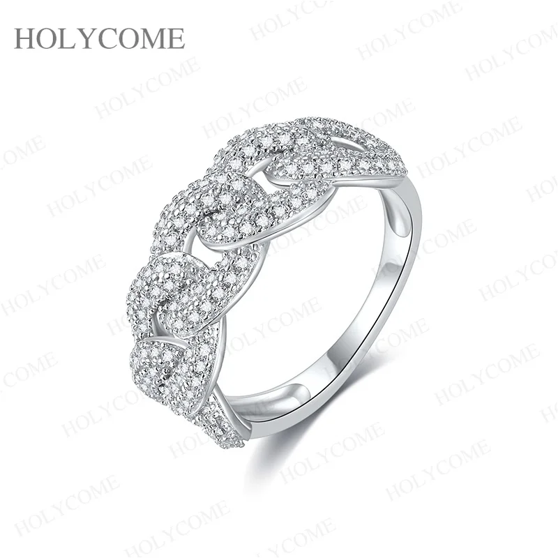 

D Color 925 Sterling Silver Moissanite Ring With GRA Round 1mm VVS1 Wedding Ring Bandal Set Gold Plated Jewelry For Women Men