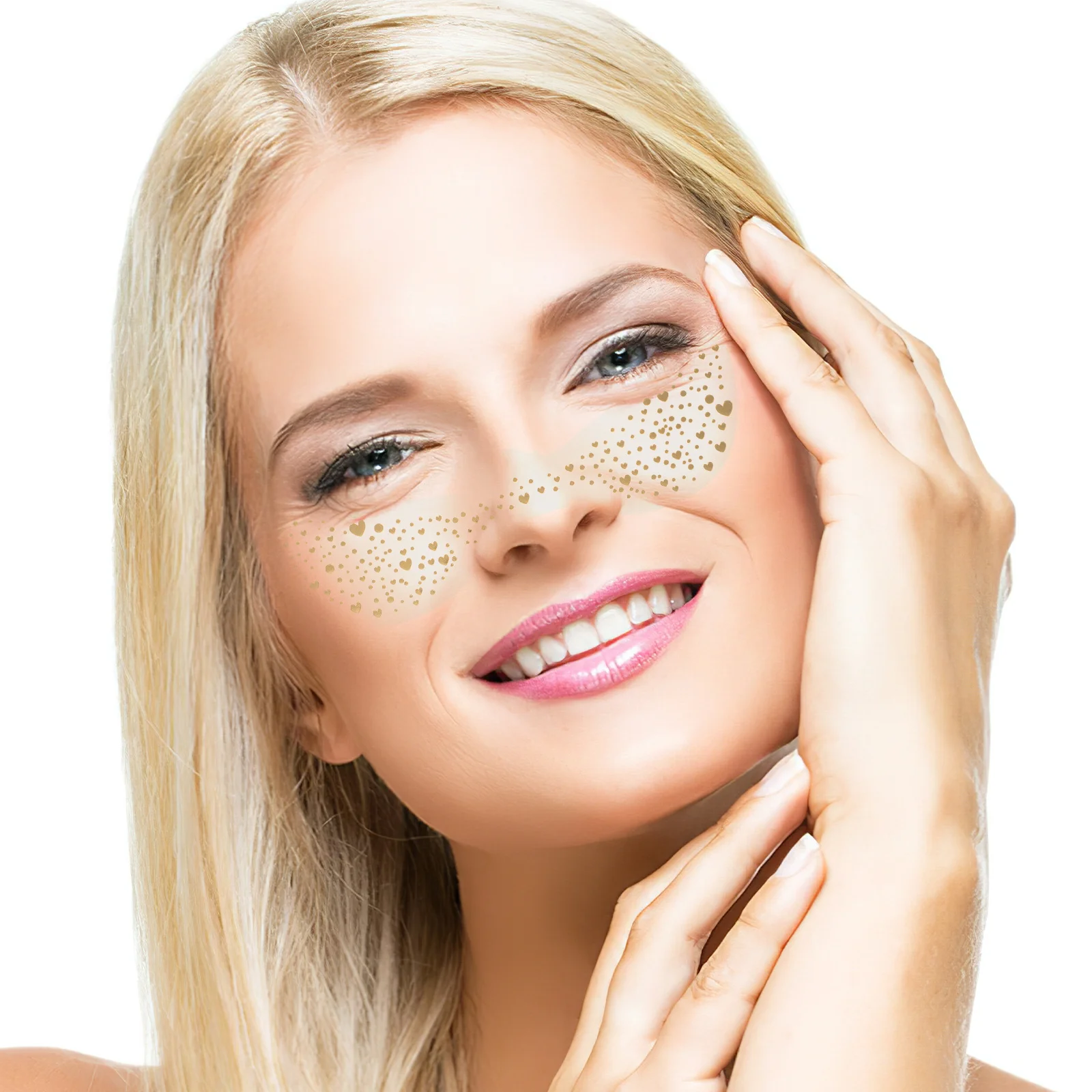 

6 листов водонепроницаемые временные наклейки с веснушками для лица, блестящие нашивки с веснушками, вечерние макияжи, благоприятные для кожи, долговечные поддельные