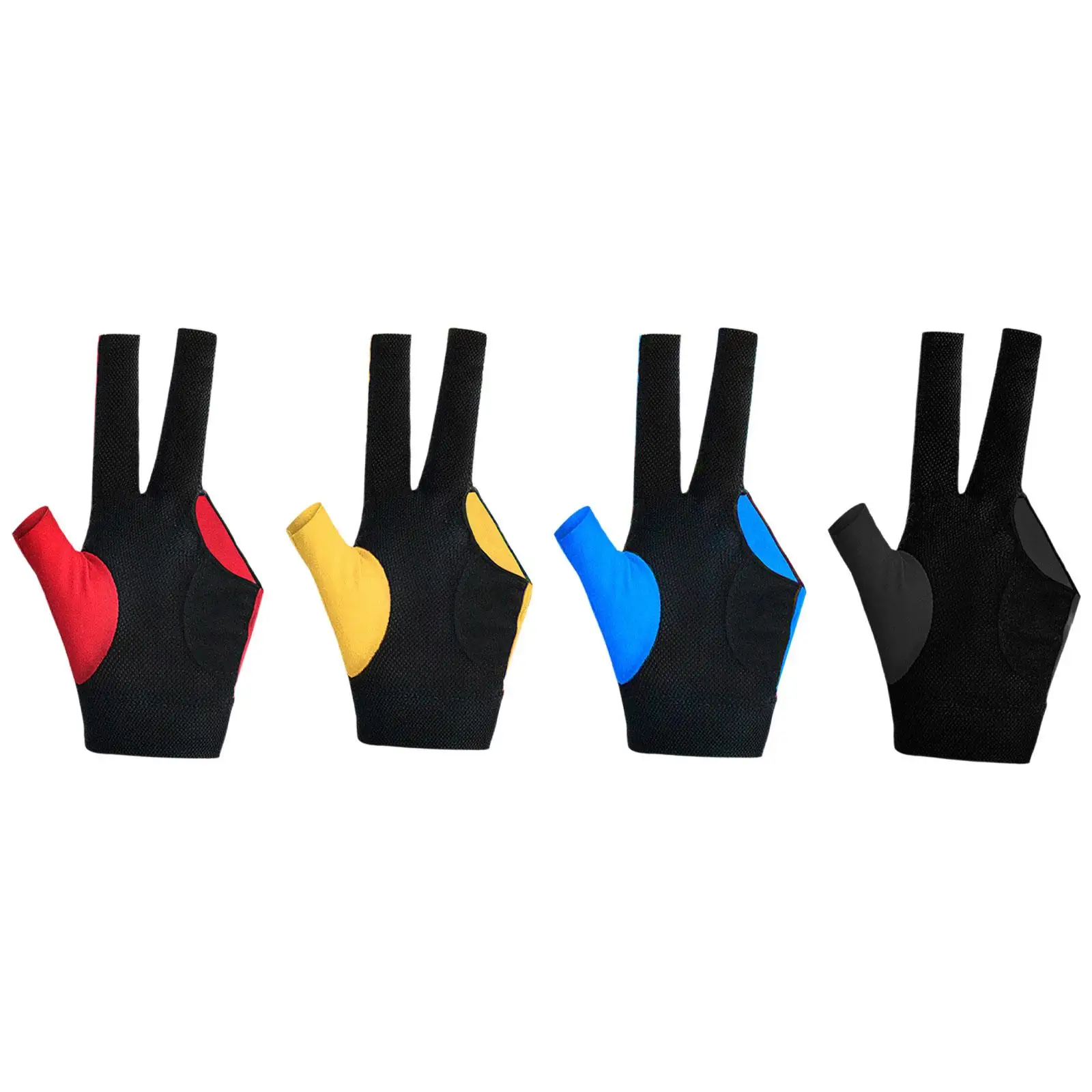 Three Fingers Billiard Glove Comfortable Wear Resistant Nonslip Pool Cue Glove