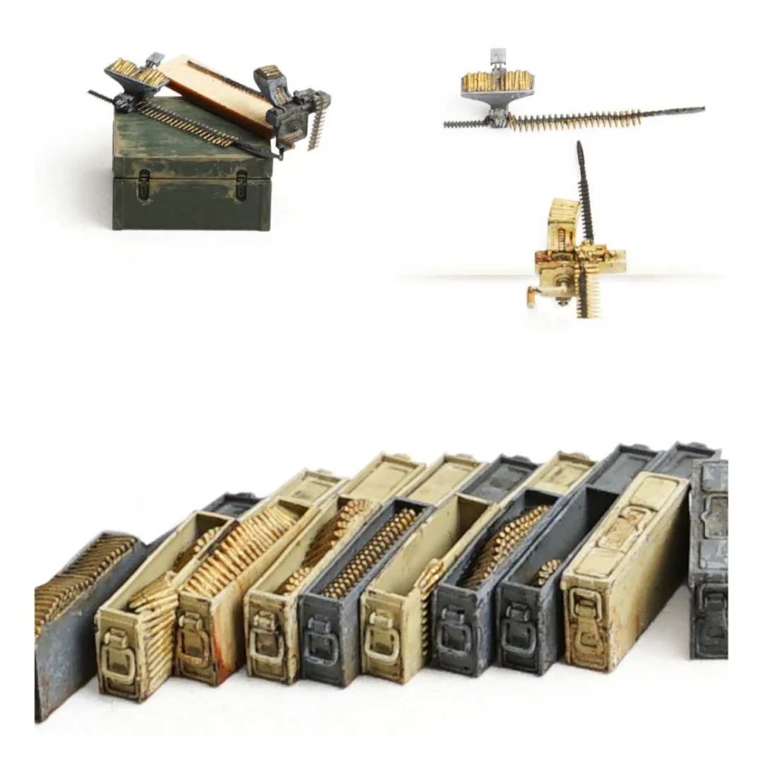 

Galaxy 1/35, немецкий MG34, тип 34/41/42, нагрузка на ремень с коробкой для хранения, коробка для боеприпасов, модель Gundam, аксессуар для хобби, сделай сам