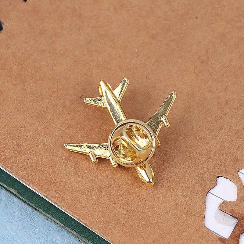 Broche d'avion en métal, bricolage, broche de mode, Badge en alliage, boucle ardillon Vintage, accessoires de bijoux
