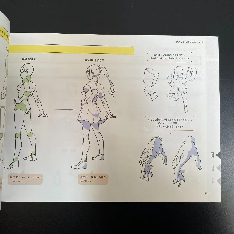 

Beautiful Body Drawing Drill Drawing Tutorial Book Japanese Version Character Body Painting Technique Book