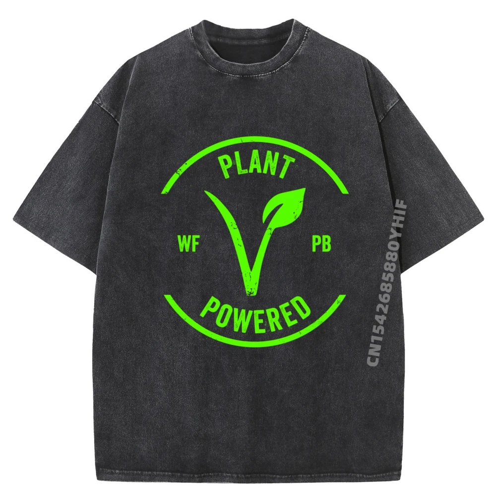 

Wfpb Вегетарианская веганская роскошная футболка на основе растений на базе всего питания, мужская футболка высокого качества, мужские подарки, повседневная стираная рубашка