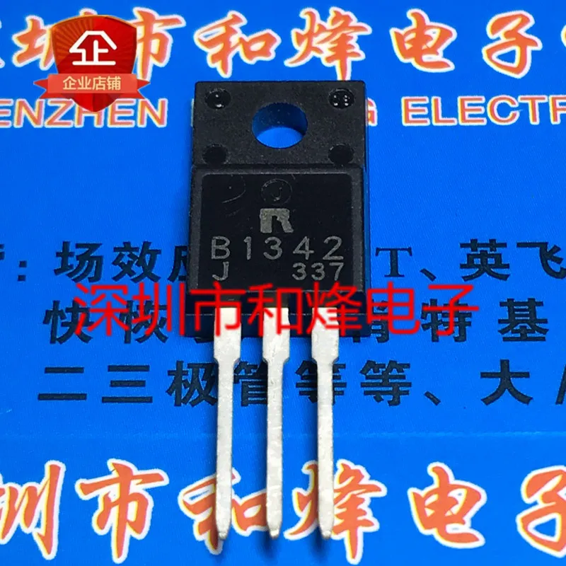 5PCS-10PCS B1342 2SB1342 TO-220F -80V -4A New And Original On Stock