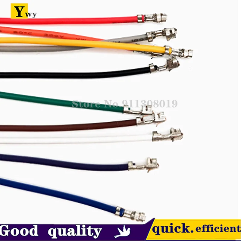 100PCS/LOT XH2.54mm Single -headed reed no -inserted terminal line 22/24/26AWG electronic connecting line terminal line