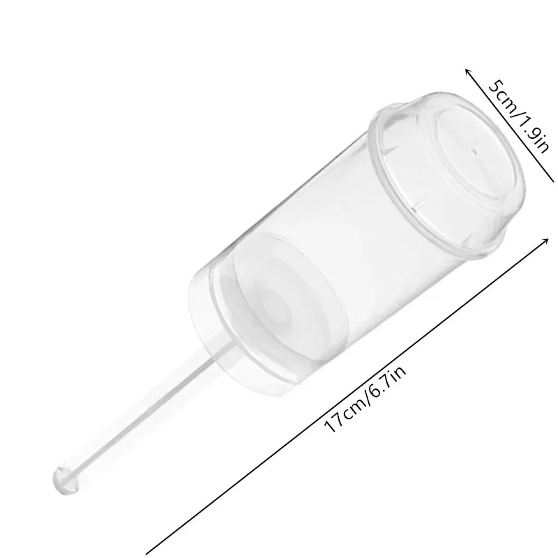20/40Pcs Plastic Push Pop Cake Shooters with Lids Transparent Push-Up Ice Cream Containers for Kitchen Party Desserts Baking