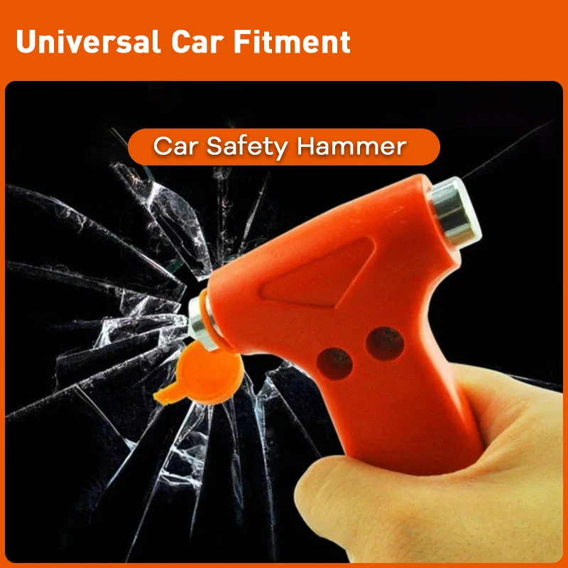 Multi-function Hammer Two-in-one Safety Hammer Rescue Hammer Car Escape Hammer Window Breaker Vehicle Emergency Tool