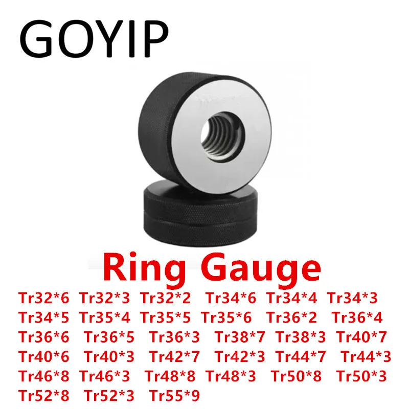 

Tr32 Tr34 Tr35 Tr36 Tr38 Tr40 Tr42 Tr44 Tr46 Tr48 Tr50 Tr52 Tr55 7e 8e Tr Type Trapezoidal Thread Ring Gauge GO And NOGO Gage